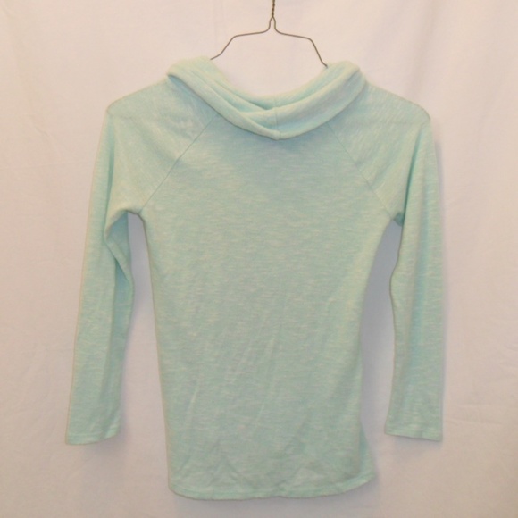 No Boundries Tunic Mint Long Sleeve Pullover Sz S - Picture 2 of 6